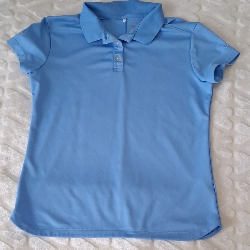 Nike Light Blue Women's Polo Shirt